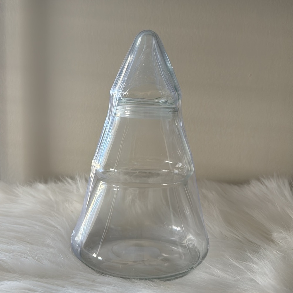 NEW Target Bullseye Playground Christmas Tree Glass Canister